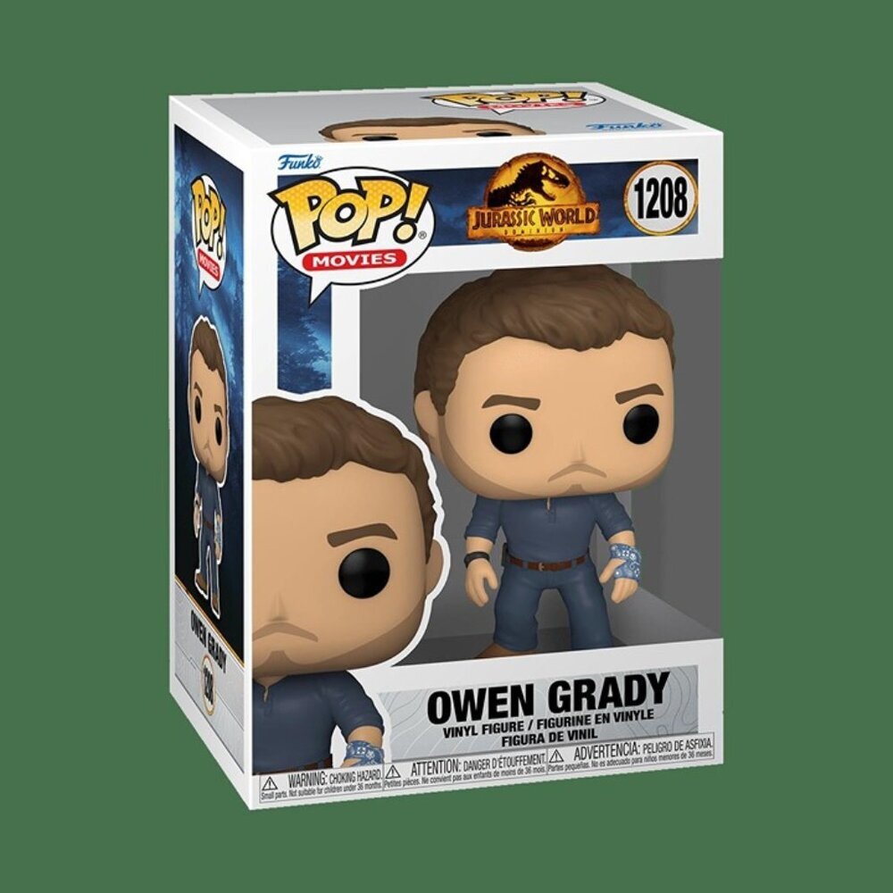 Funko POP! Movies: Jurassic World Dominion – Owen Grady #1208 Vinyl Figure – New